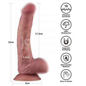 Вибратор реалистичный "Lovetoy Power Cock 9" на присоске