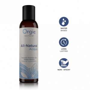 Гель на водной основе "Orgie All-Natural Acqua" классика, 150ml