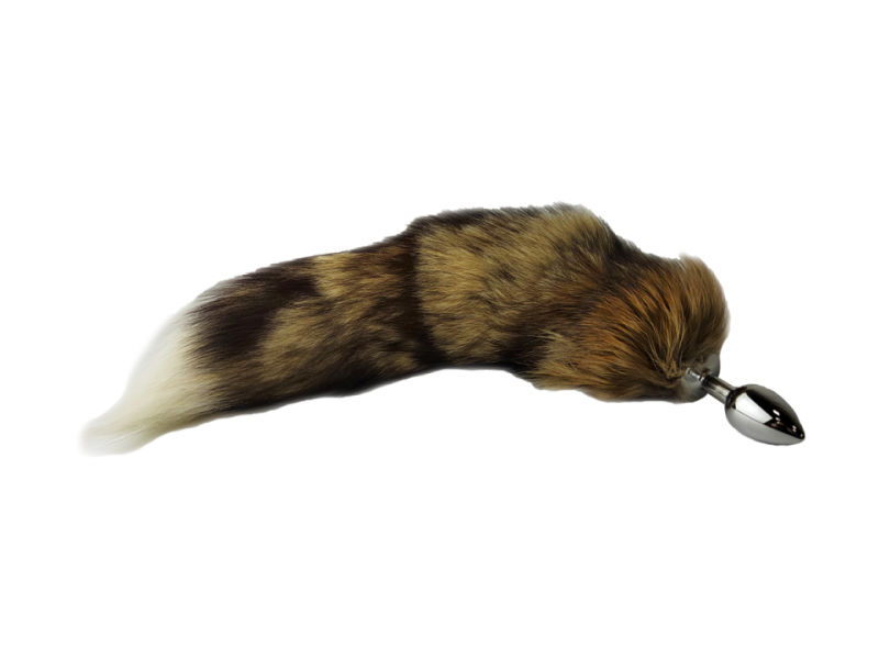 Пробка с лисьим хвостом "Vandersex" металл, S 
