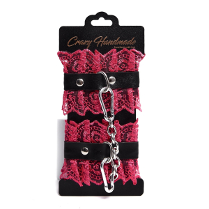 Оковы "Crazy Handmade" кружево фуксия