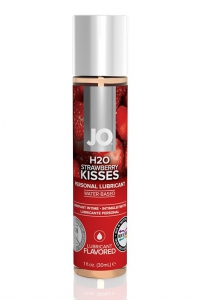 Гель на водной основе "JO Strawberry Kisses" с ароматом и вкусом клубники, 30ml