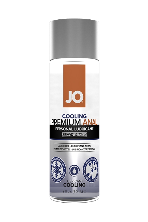 Гель анальный "JO Premium Anal Cooling" на силиконовой основе, расслабляющий, охлаждающий, 60ml  