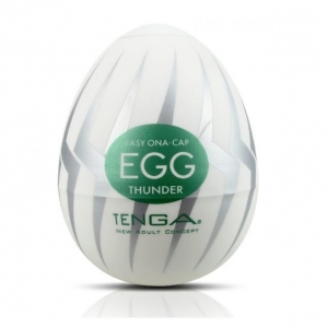 Мастурбатор "Tenga Egg Thunder" с потрясающим внутренним рельефом